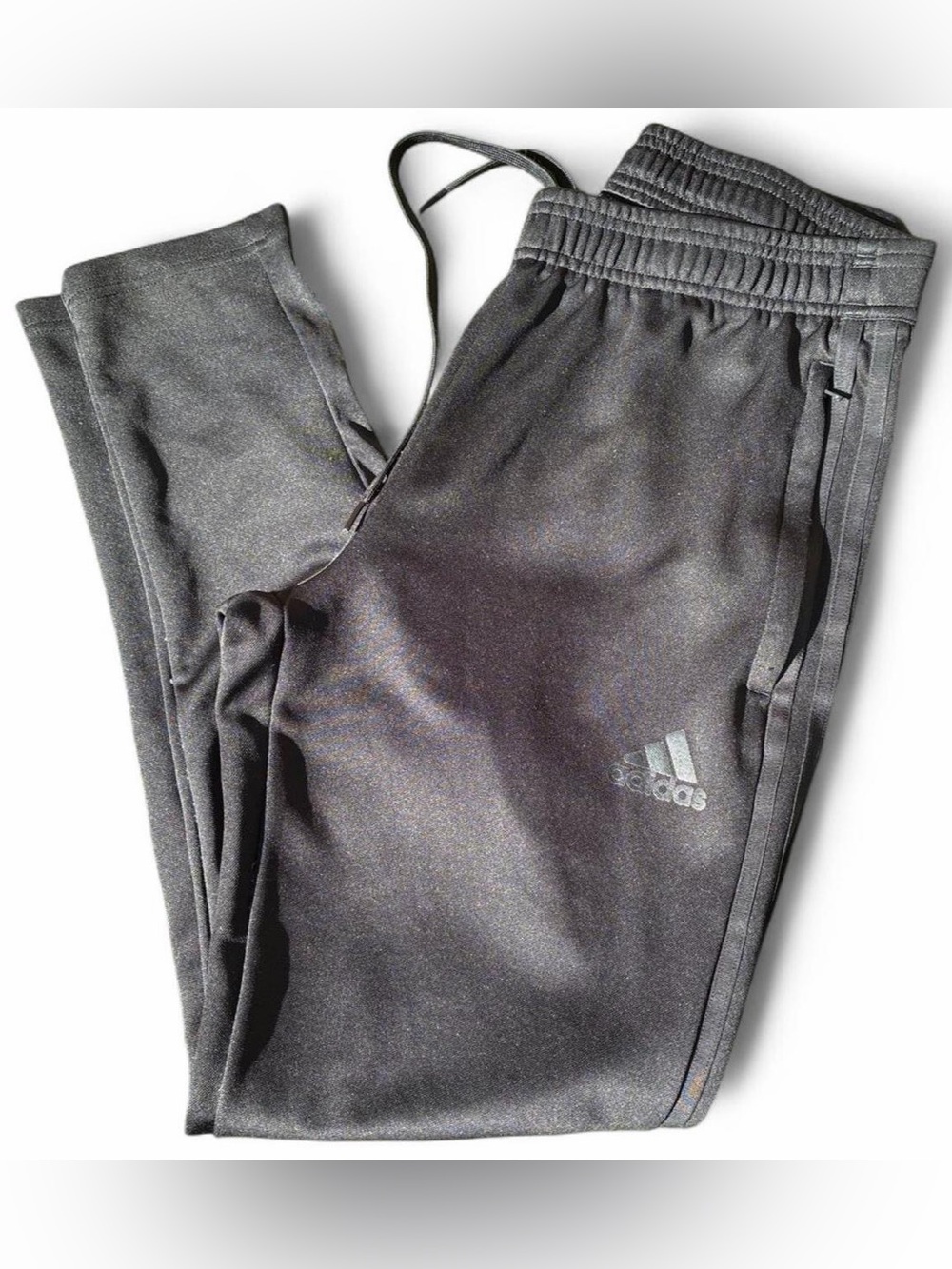 adidas Kids Black Jogger Sweatpants with Logo
